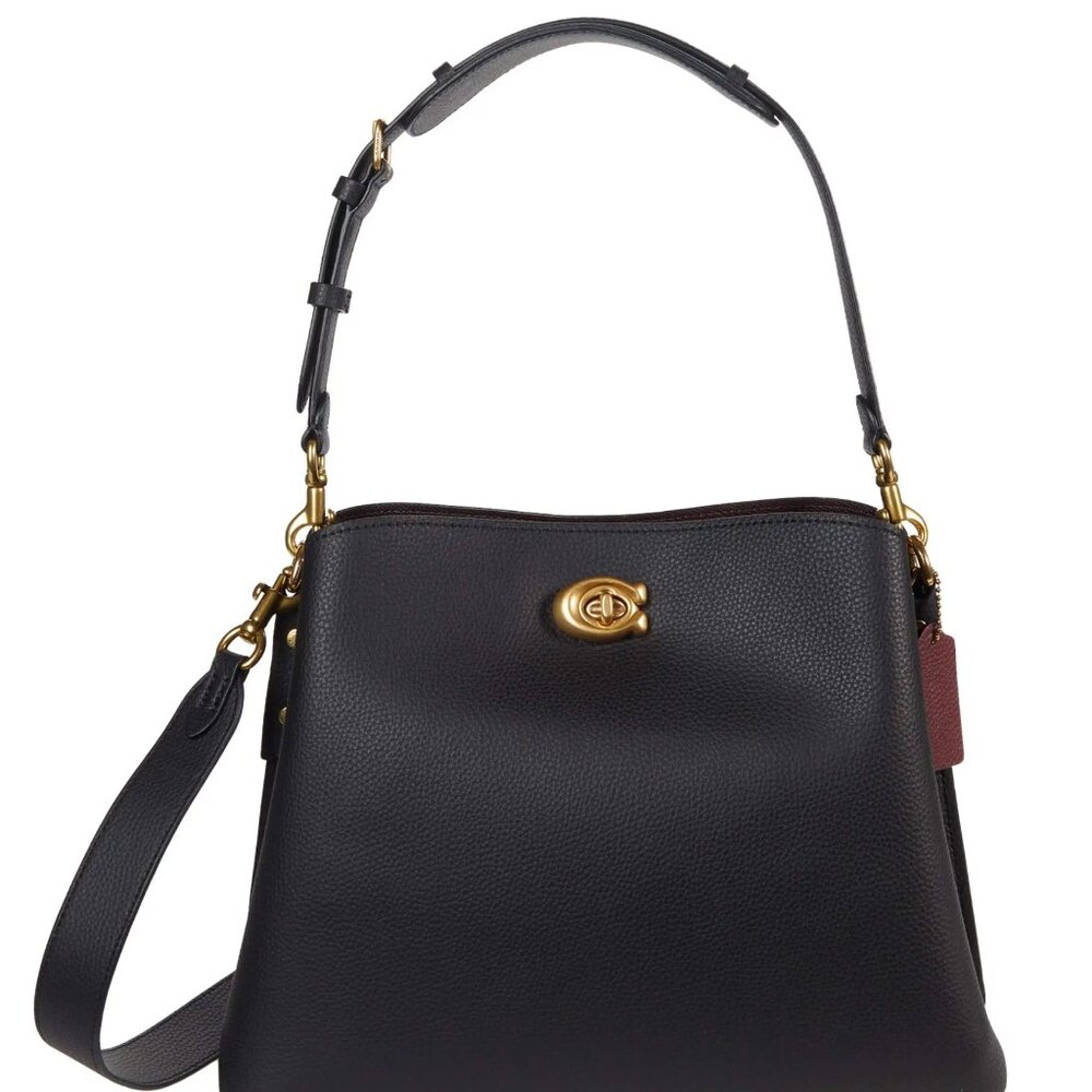 Coach Willow Shoulder / Crossbody Bag Black